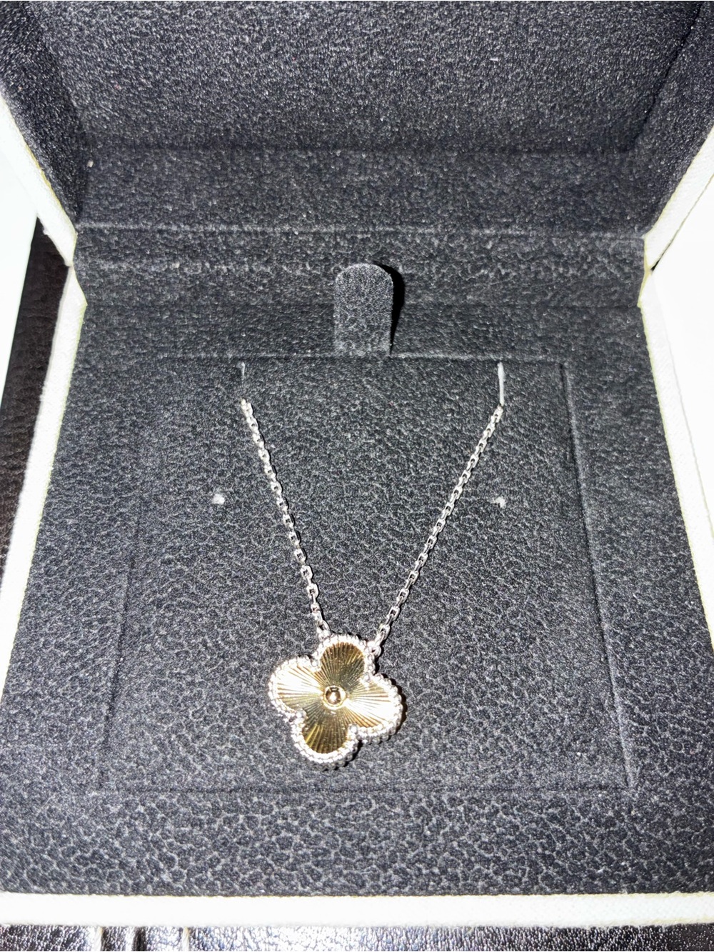 Van Cleef & Arpels Gold Alhambra Four-Leaf Clover Necklace